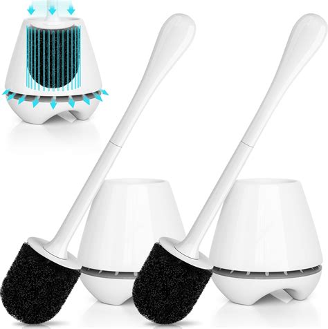 Amazon OXO Toilet Brush And Canister Set 2 Pack Home Kitchen