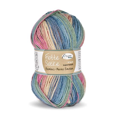 Sockenwolle Flotte Socke Bambus Merino Emotion 6 Von Rellana Garne 6