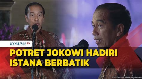 Sambut Hari Batik Nasional 2023 Begini Gaya Presiden Jokowi Saat Hadiri Istana Berbatik Youtube