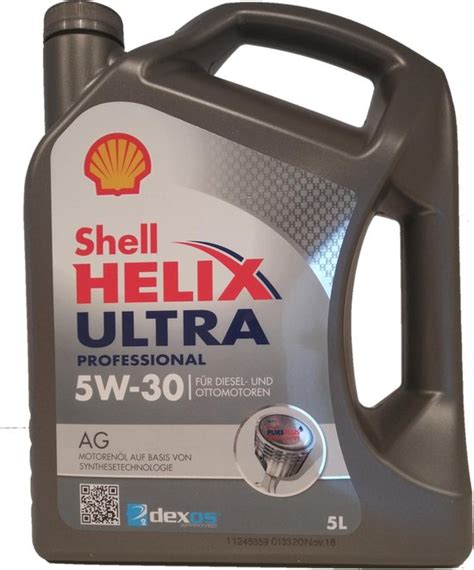 Shell Helix Ultra Professional AG 5W30 C3 GM Dexos 2 5L Bol