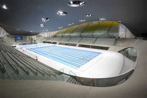 London Aquatics Centre Olympics Pool By Zaha Hadid E Architect