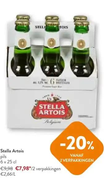 Krat Bier Stella Artois X Cl Of X Cl En Jupiler X