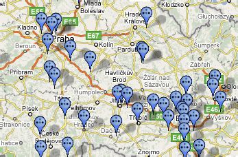 Mapa Dob Jej Ch Stanic Pro Elektromobily