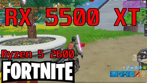 Ryzen 5 2600 RX 5500 XT Fortnite Low Competitive Solo Gameplay Test