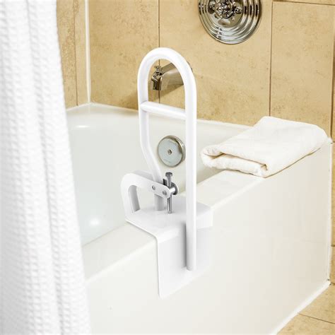 Bathtub Rail Safety Grab Bar / Adjustable Hand Handle Bathtub Safety ...