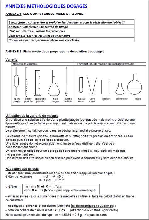 PDF Télécharger TP 13 DOSAGE des IONS FER II contenus dans le SEL de