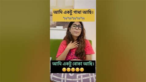 আমি একটু গাধা আছি। আমি একটু বোকা আছি। Shorts Funny Comedy