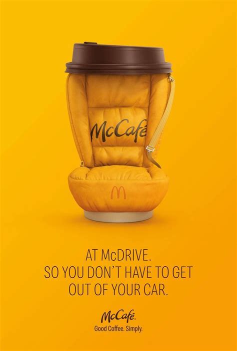 McCafe Analogy Visual Metaphor Creative Advertising Design Ads