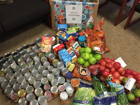 2015 Thanksgiving Canned Food Drive Utility Telecom