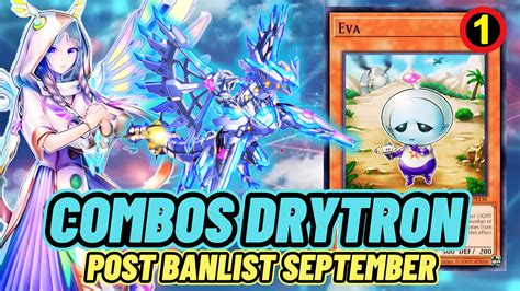 Combos Drytron Post Banlist Yugioh September Youtube