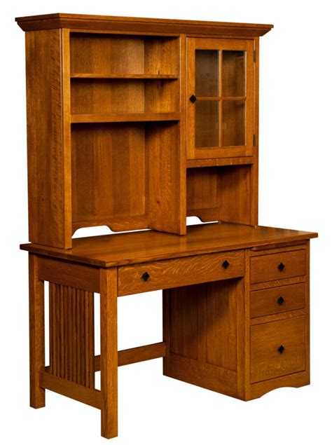 Mission Desk & Hutch – Wheatstate Wood Design