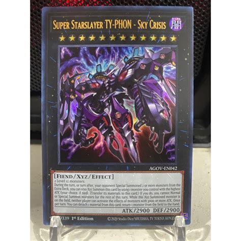 Super Starslayer Ty Phon Sky Crisis Agov En Ultra Rare St