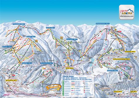 Skigebiete Im Zillertal Pistenplan Skipasspreise Spieljoch Hochfügen Hochzillertal