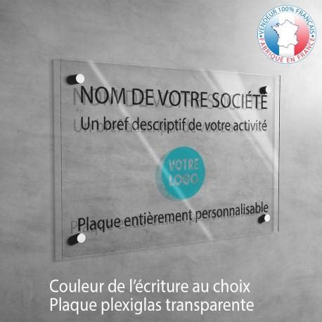 Plaque Professionnelle En Plexiglas Transparent Personnaliser X