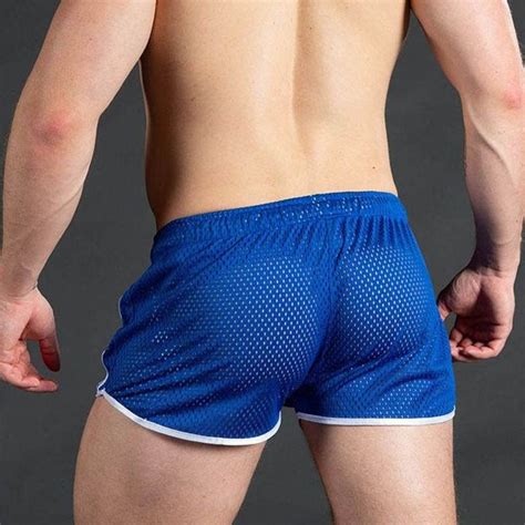 Fitness Bodybuilding Shorts Mesh Breathable Drying Shorts