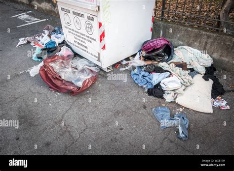 Old Clothes And Garbage Stock Photo Alamy