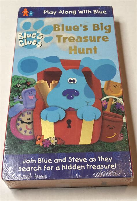 Nick Jr Blues Clues Blues Big Treasure Hunt Vhs Video Nickelodeon Sealed New 97368358232 Ebay