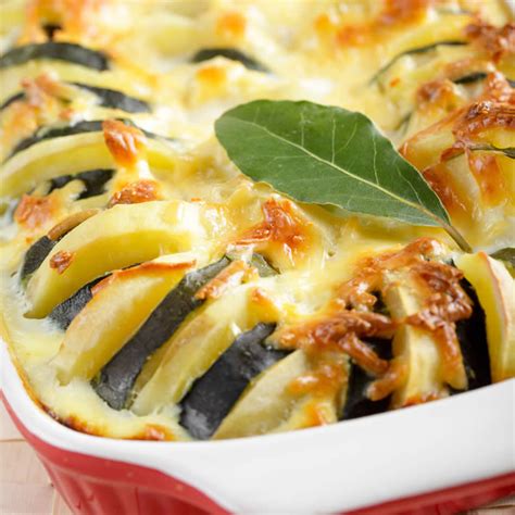 Kartoffel Zucchini Gratin Einfach Schnell Gesund Vegan