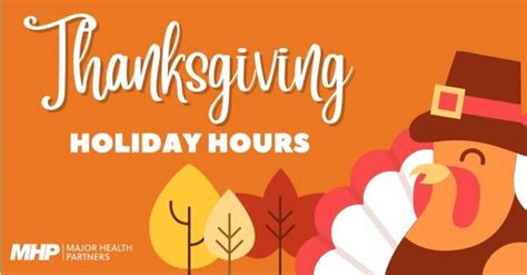 2021 Holiday Hours Thanksgiving