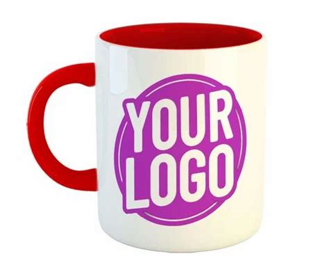 Capacity 350 Ml White Ceramic Coffee Mug For Ting At Rs 75piece