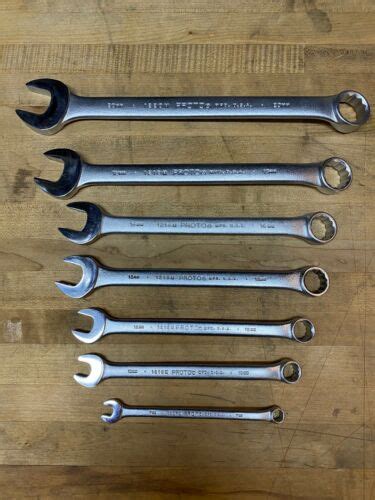 Vintage Proto Professional Metric Wrenches Antique Price Guide