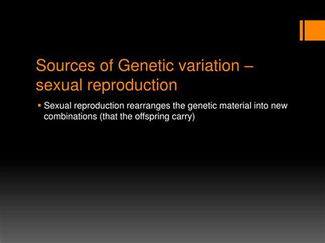 PPT Sources Of Genetic Variation PowerPoint Presentation Free