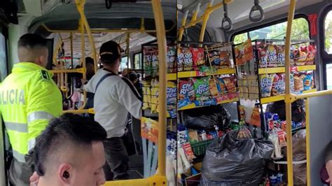 En Video Vendedor Arm Tremenda Tienda En Transmilenio Noticias De