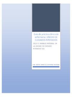 Gu A De Pr Ctica Cl Nica De Enfermer A Unidad De Gu A De Pr