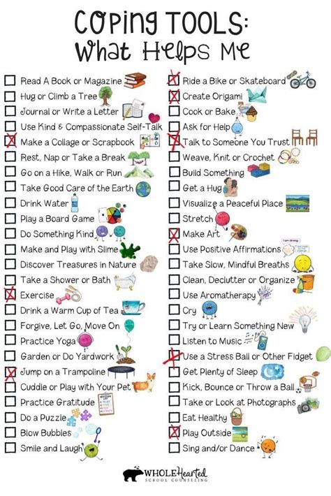 Printable Coping Skills Handouts