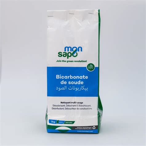 Bicarbonate de soude 1KG بيكاربونات الصودا MONSAPO Tunisie Eco