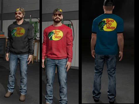 Ls Bass Pro Themed Clothing Pack V Farming Simulator