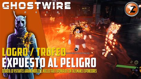 Ghostwire Tokyo Logro Trofeo Expuesto Al Peligro Left Yourself Open