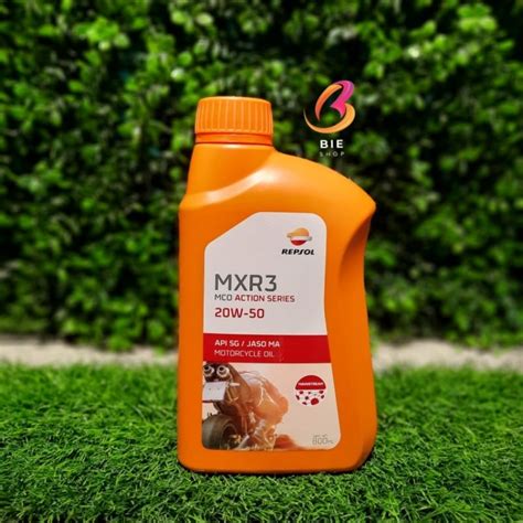 Jual OLI Motor REPSOL MXR3 4T 0 8 Liter 800ml 1 Liter SAE 20W 50