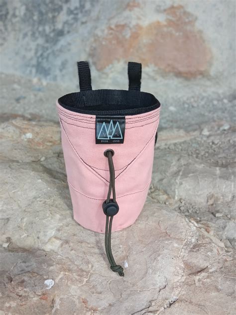 Pink Chalk Bag Climbing Chalkbag With Belt Boulderbag T For