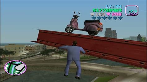 Gta Vice City Unique Stunt Jumps In Construction Site With Faggio