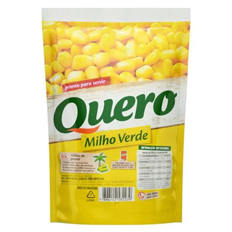 Milho Verde em Conserva Quero Sachê 200g BIG BOX 402 403 Norte