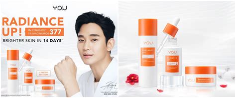 Y O U Beauty Gaet Kim Soo Hyun Rilis Rangkaian Radiance Up Series