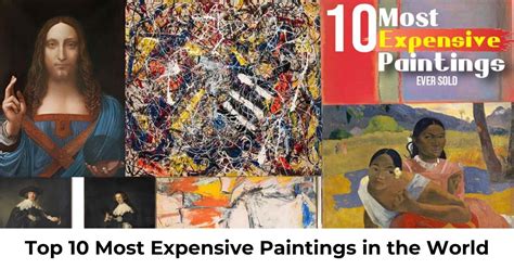 Top Most Expensive Paintings In The World Top Ten