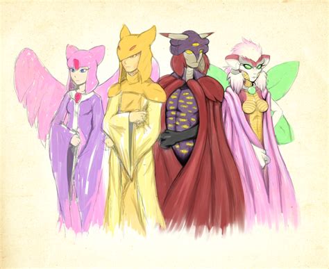 The Primordial Deities (Coloured Scrap) by Cylent-Nite on DeviantArt