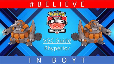 Rhyperior Reg F VGC Guide By 3x Regional Champion YouTube