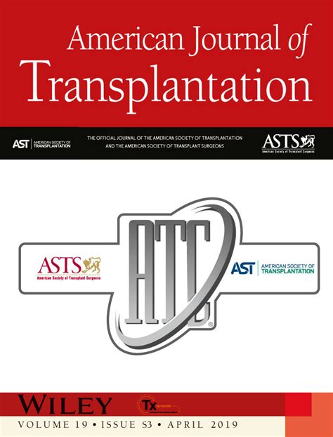 2019 American Transplant Congress Abstracts American Journal Of Transplantation Vol 19 No S3