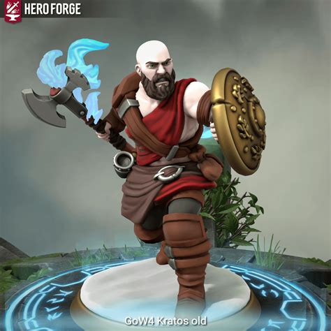 Remade God of War 4 Kratos : r/HeroForgeMinis