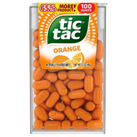 Tic Tac Orange Flavored Mints On The Go Refreshment Stocking Stuffers