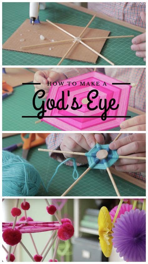 How to Make a Gods Eye [+Video] | Gods eye, Diy and crafts sewing, Crafts