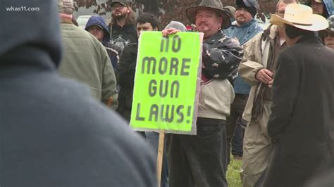 Second Amendment Supporters Rally In Frankfort Express Concern Of