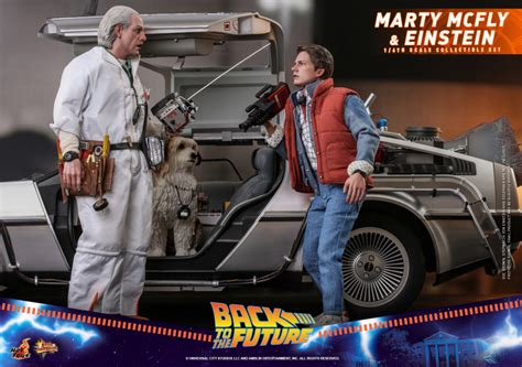 Hot Toys MMS 回到未來馬蒂麥佛萊愛因斯坦Marty McFly and Einstein 比例收藏套組