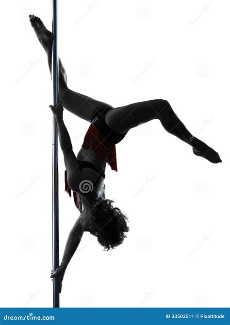 Pole Dancer Man With Bare Naked Body Torso Pole Dancing Guy Makes Figure On Pole Guy Hanging