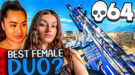 1 FEMALE DUO DOMINATES VONDEL 64 KILLS YouTube