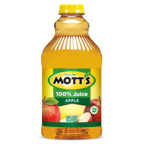 Motts 100 Juice Original Apple Juice 64 Fluid Ounce Bottle