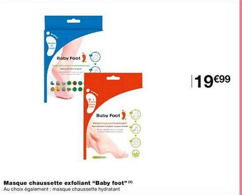 Promo Masque Chaussette Exfoliant Baby Foot Chez Monoprix Icatalogue Fr